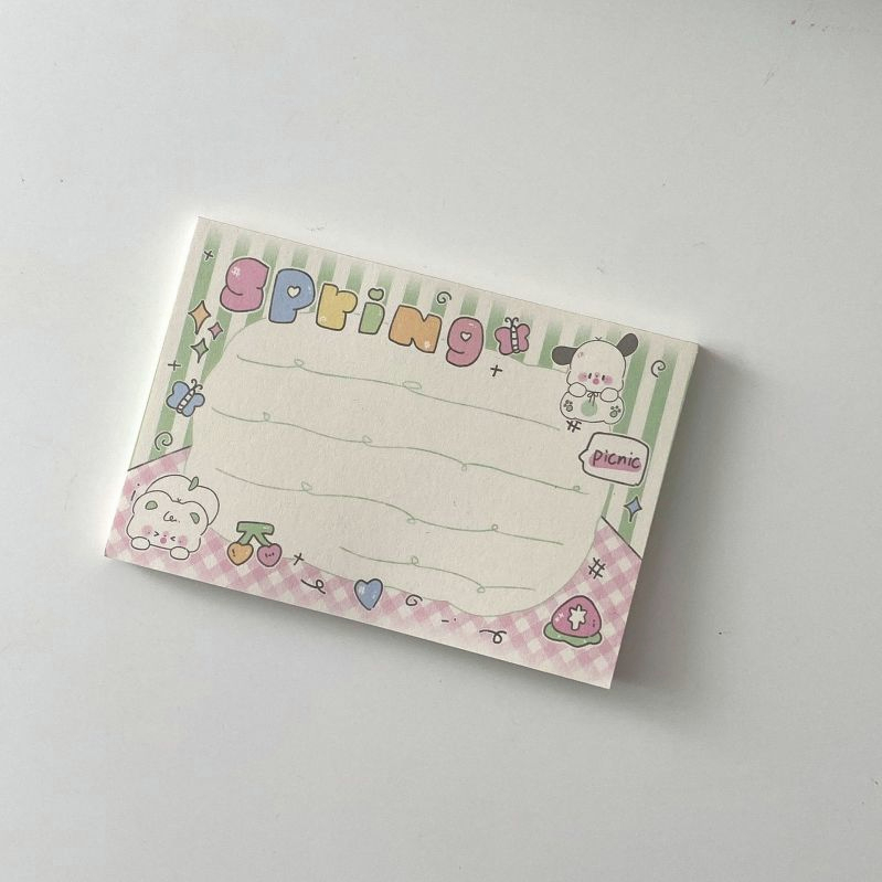 1 Sổ Ghi Chú mini Dán Trang Trí Hình Chú Cún Dễ Thương