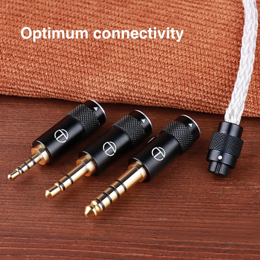 Trn Cáp Tai Nghe t6 pro 16 Lõi 2 Pin Sang 2.5 3.5 4.4 Mạ Bạc