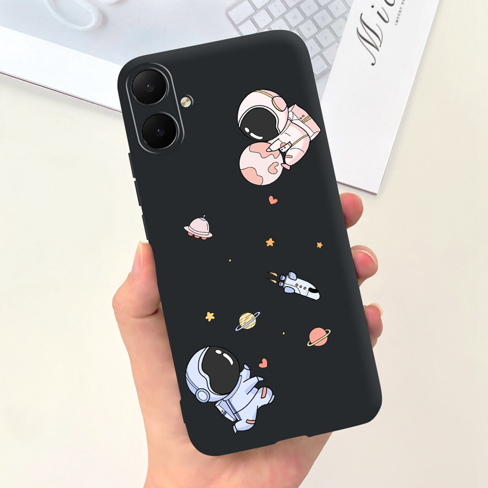 Samsung Ốp Điện Thoại Silicon Mềm Màu Kẹo Hình Phi Hành Gia Mèo Cho samsung galaxy a05 2023 samsunga05 4g sm-a055f