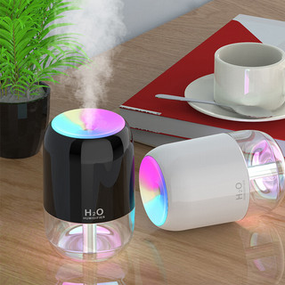 Guyshero Máy Lọc Không Khí mini 220ml Có Đèn led 7 Màu Sắc