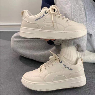 Giày trắng nữ, mềm mại, thoải mái và thoáng khí, giày thể thao thông thường, giày đế dày phiên bản hàn quốc