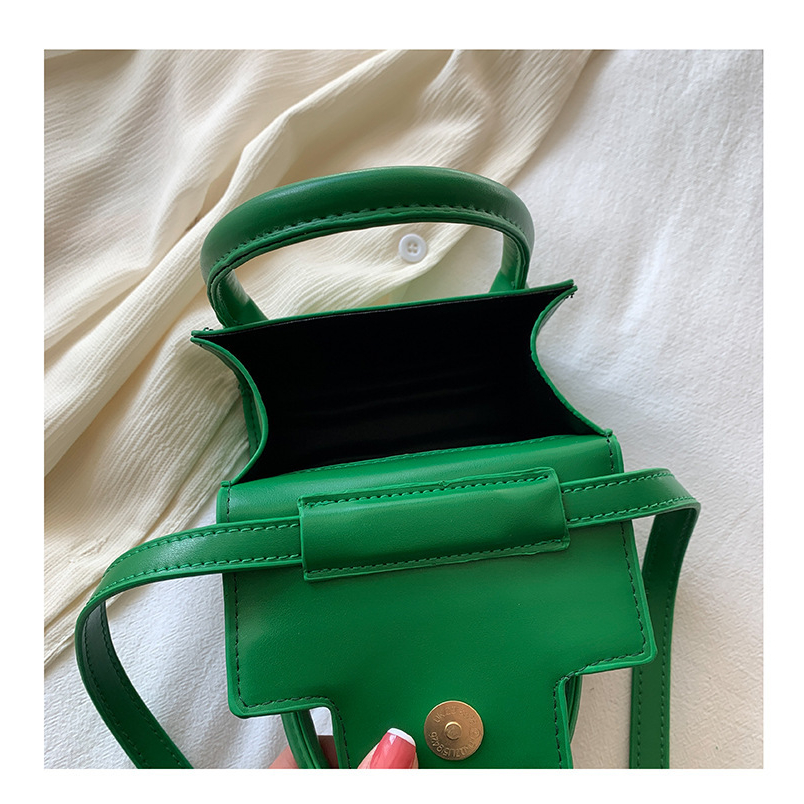 Túi đeo chéo IELGY hình vuông nhỏ thiết kế đơn giản thời trang tùy chọn màu sắc cho nữ