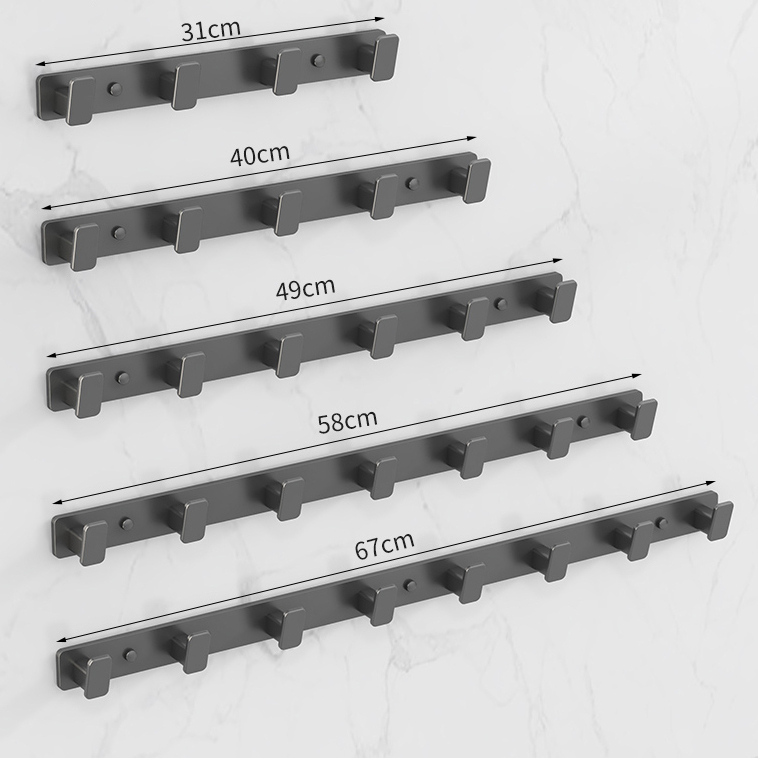 Móc Treo Quần Áo Gắn Tường Bằng Hợp Kim Nhôm MEIDOO Móc Phòng Tắm Dày