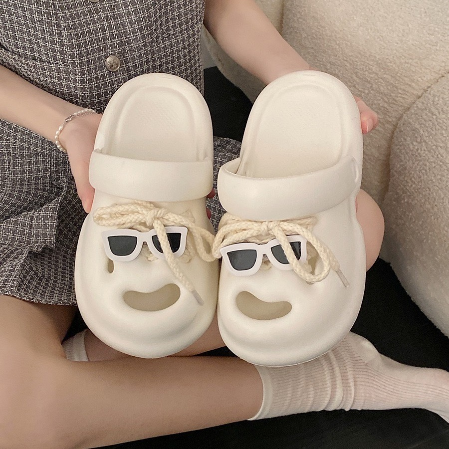 Dép Sandal Đế Cao 3cm Không Trượt Thoải Mái Dễ Thương Phong Cách Hàn Quốc Cho Nữ
