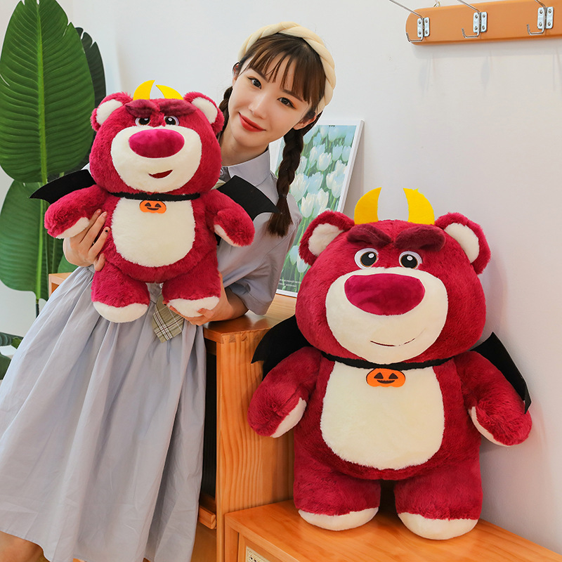 2023 Sáng Tạo Mới Dễ Thương Demon Dâu Gấu Đen Đậm Sang Trọng Đồ Chơi Búp Bê