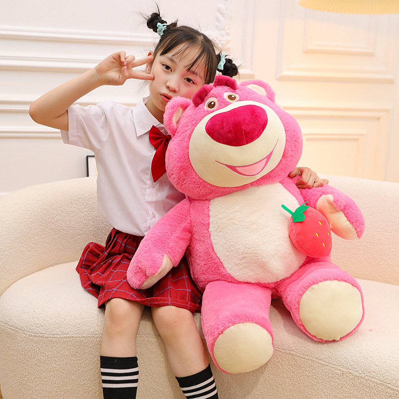 Cô Gái Dễ Thương Trái Tim Hoạt Hình Gấu Dâu Trẻ Em Sang Trọng Đồ Chơi Búp Bê Quà Tặng Sinh Nhật