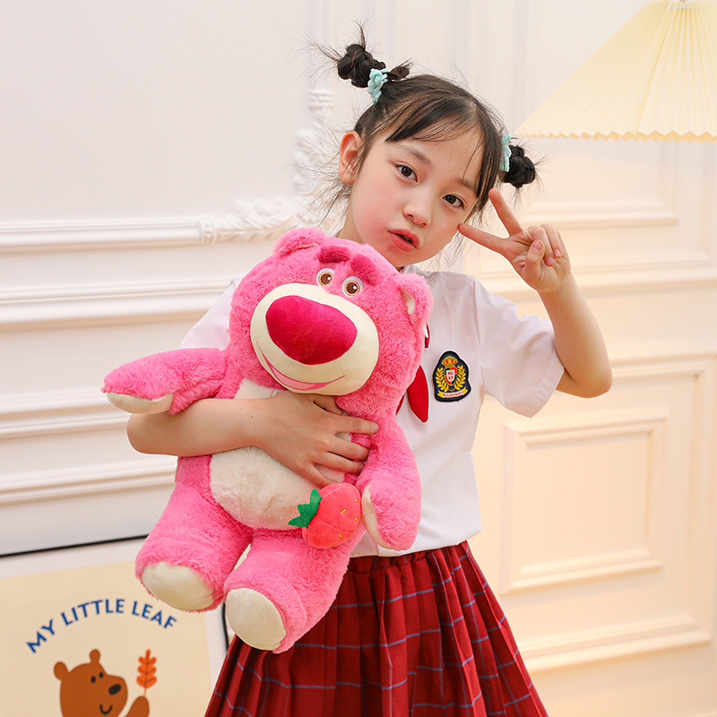 Cô Gái Dễ Thương Trái Tim Hoạt Hình Gấu Dâu Trẻ Em Sang Trọng Đồ Chơi Búp Bê Quà Tặng Sinh Nhật