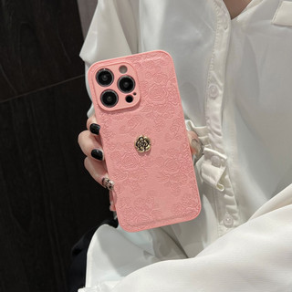 Ốp điện thoại họa tiết da hoa trà 3d Tương thích cho Iphone 17 16promax 14promax 13 pro max 12 pro max 15promax 15pro 11 xsmax xr x x xs Vỏ điện thoại đẹp