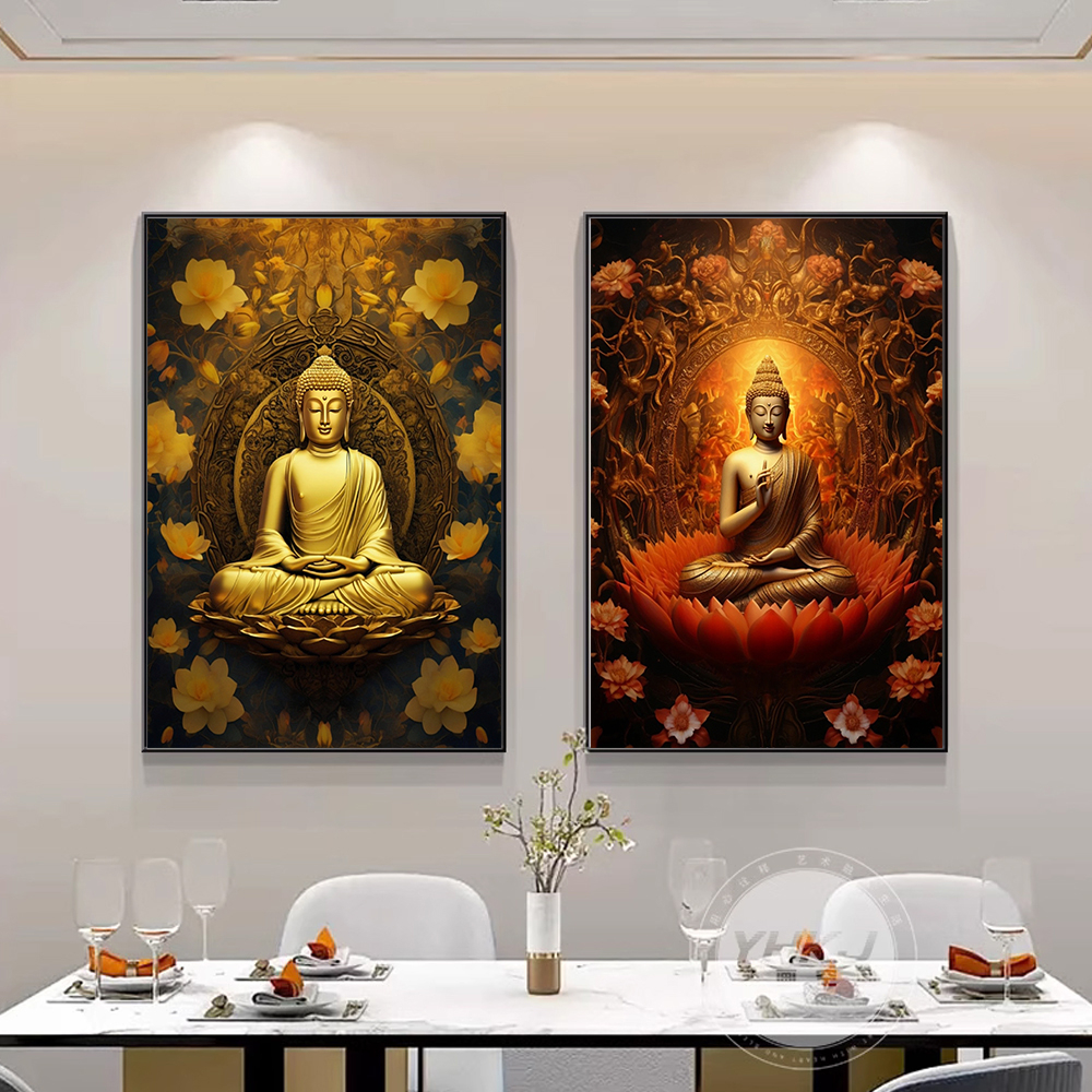 HamletPhật/tranh tô màu theo số/quà cho trang trí