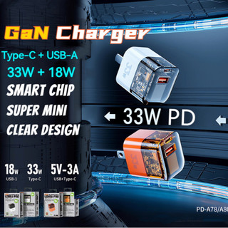 Cốc sạc nhanh pd 33w cổng usb a + c 2 trong 1 chuẩn mỹ