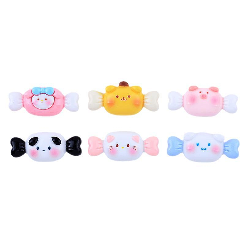 SANRIO Mới Set 1 / 6 Kẹp Tóc mini Họa Tiết Hoạt Hình Dễ Thương