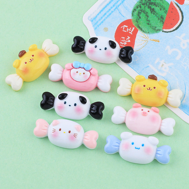 SANRIO Mới Set 1 / 6 Kẹp Tóc mini Họa Tiết Hoạt Hình Dễ Thương