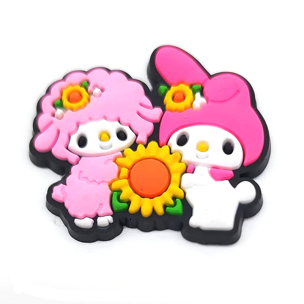 CROCS Dễ Thương 1 Kẹp Hình Nhân Vật sanrio melody Đáng Yêu