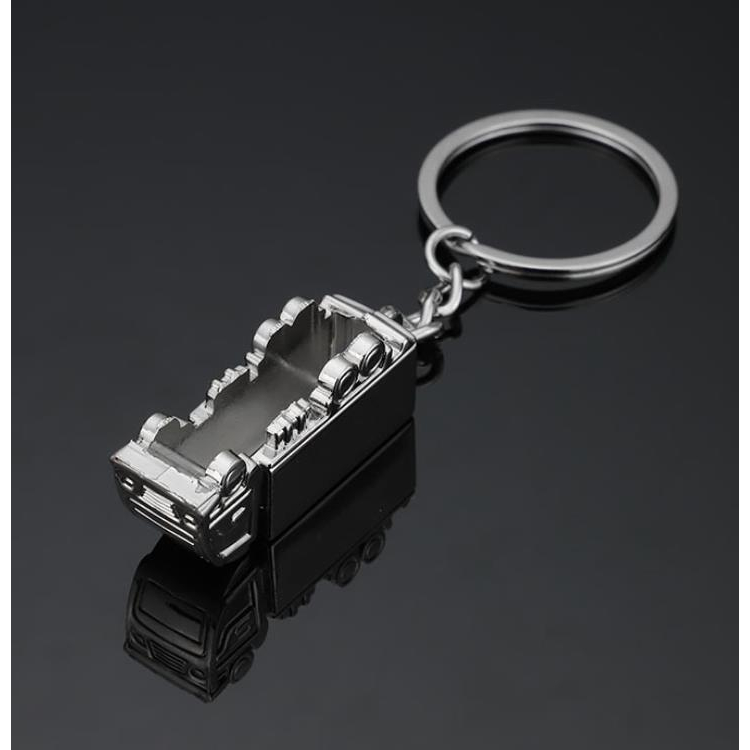 Móc khóa kim loại hình xe tải mini độc đáo sáng tạo