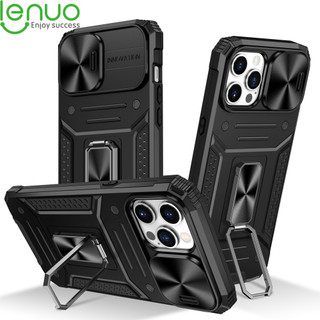 Lenuo Ốp Điện Thoại Chống Sốc Có Giá Đỡ Từ Tính Cho iphone 14 13 12 pro max 14 plus 5g