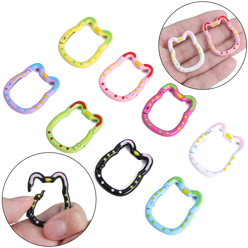 Móc Khóa Hình Chú Mèo May Mắn Hai Mặt diy