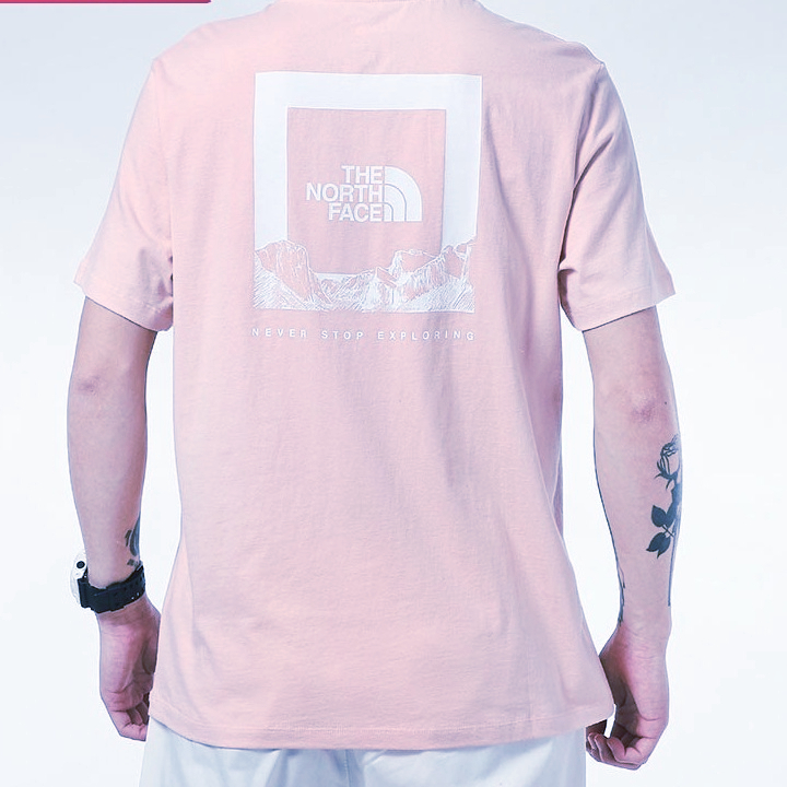 Áo Thun cotton Tay Ngắn In Chữ the north face Trẻ Trung Hợp Thời Trang Cho Nam