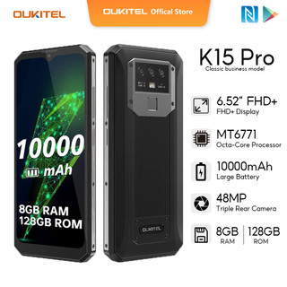 Oukitel k15 pro 6.52inch 10000mah 8gb + 128gb điện thoại thông minh