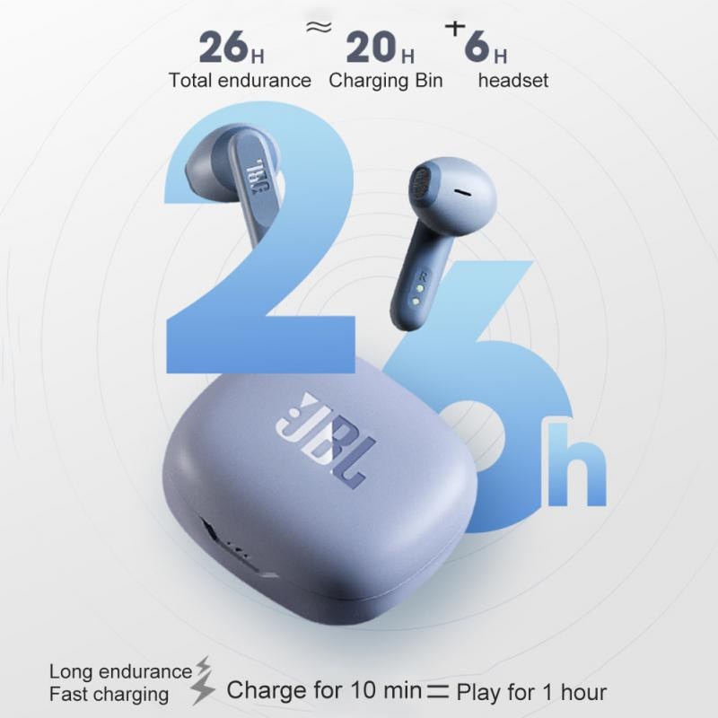 Tai Nghe Nhét Tai bluetooth jbl wave 300tws Âm Thanh Siêu Trầm Có Micro Và Phụ Kiện