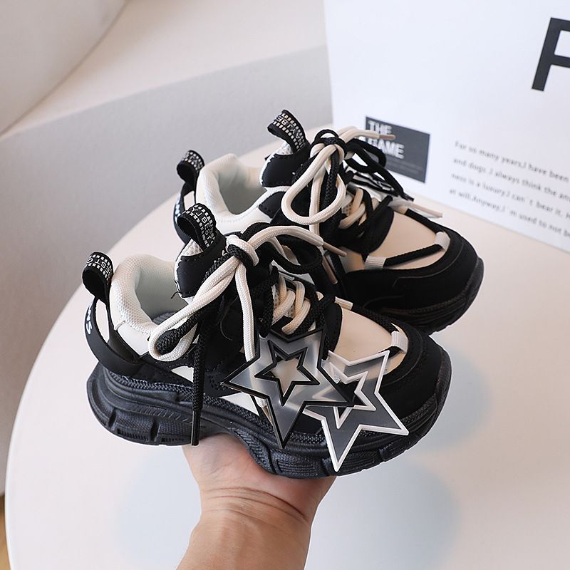 Giày Thể Thao Đế Mềm Chống Trượt Thoáng Khí Thời Trang Cho Bé