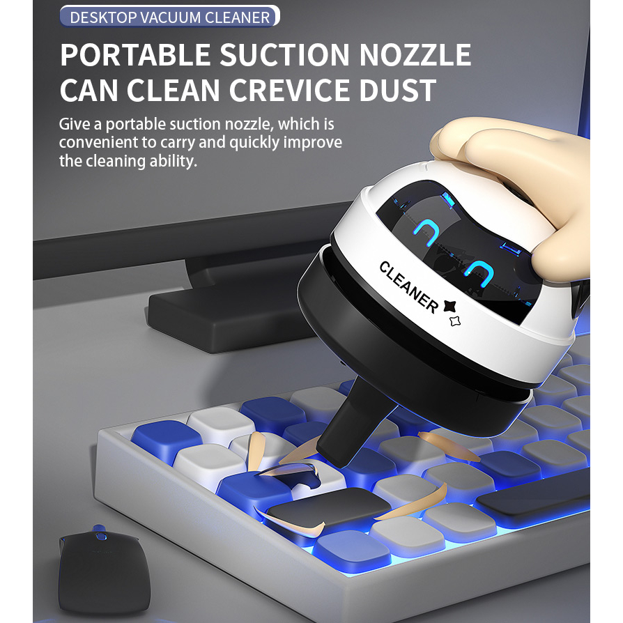 Máy hút bụi mini bàn phím hơi tiện lợi