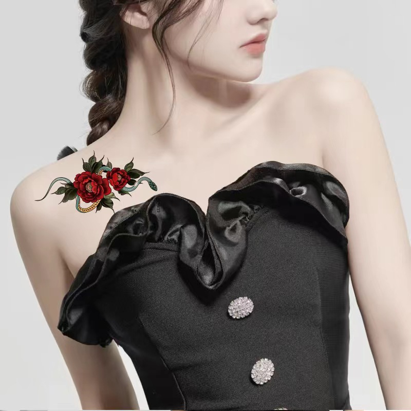 Hình Xăm Dán Tạm Thời Chống Nước Bền Lâu 15 Ngày 105 * 60mm