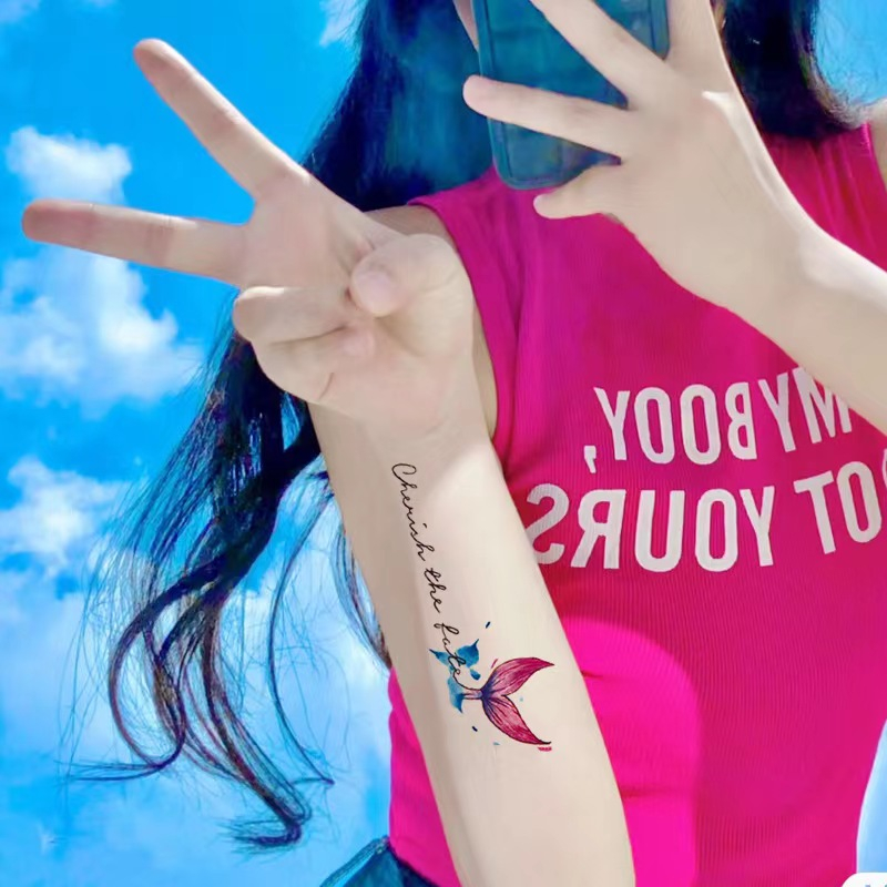 Hình Xăm Dán Tạm Thời Chống Nước Bền Lâu 15 Ngày 105 * 60mm