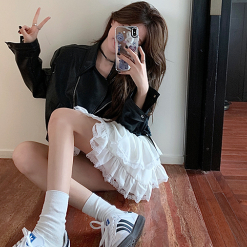 Loxcavin Áo Khoác Da Thời Trang Mùa Thu Hàn Quốc 2023