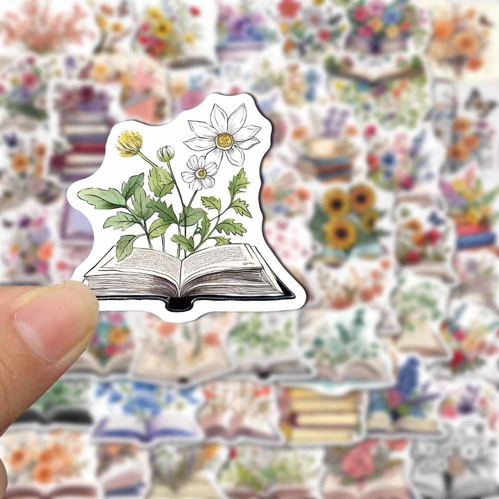 Bộ 50 Miếng Dán Hoạt Hình Chống Nước Trang Trí Điện Thoại / Máy Tính Bảng