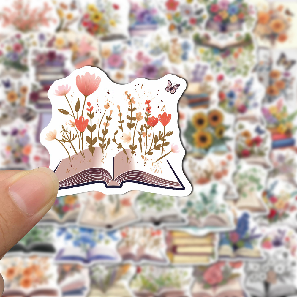 Bộ 50 Miếng Dán Hoạt Hình Chống Nước Trang Trí Điện Thoại / Máy Tính Bảng