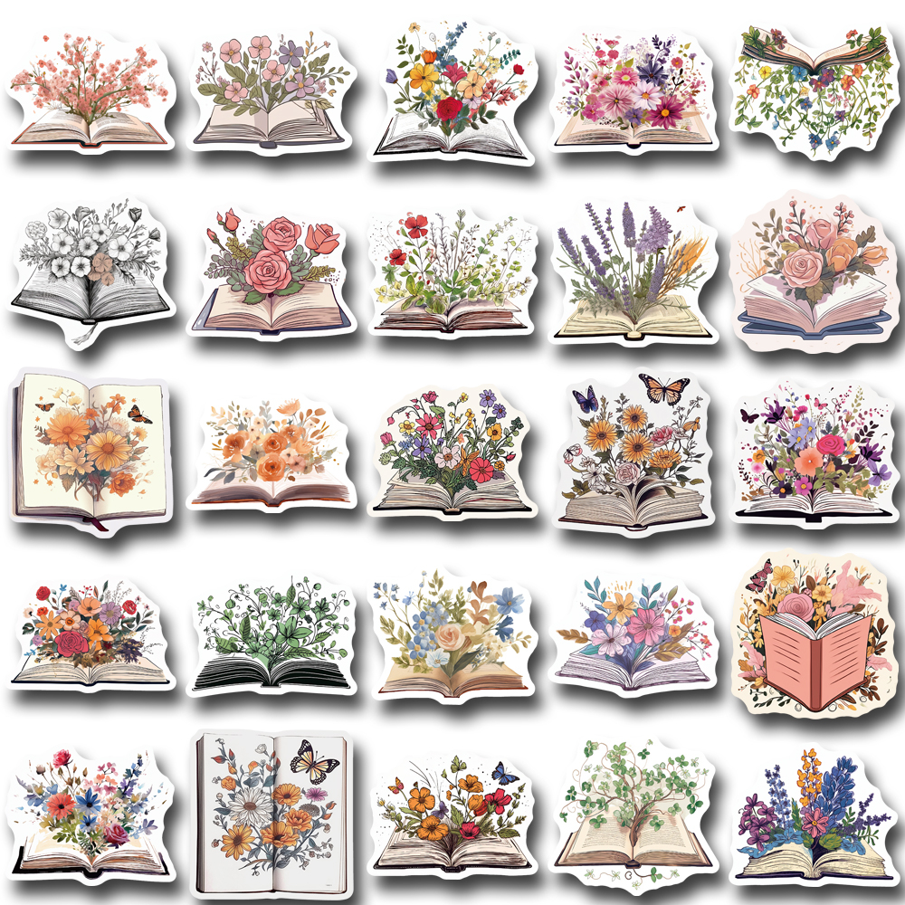 Bộ 50 Miếng Dán Hoạt Hình Chống Nước Trang Trí Điện Thoại / Máy Tính Bảng