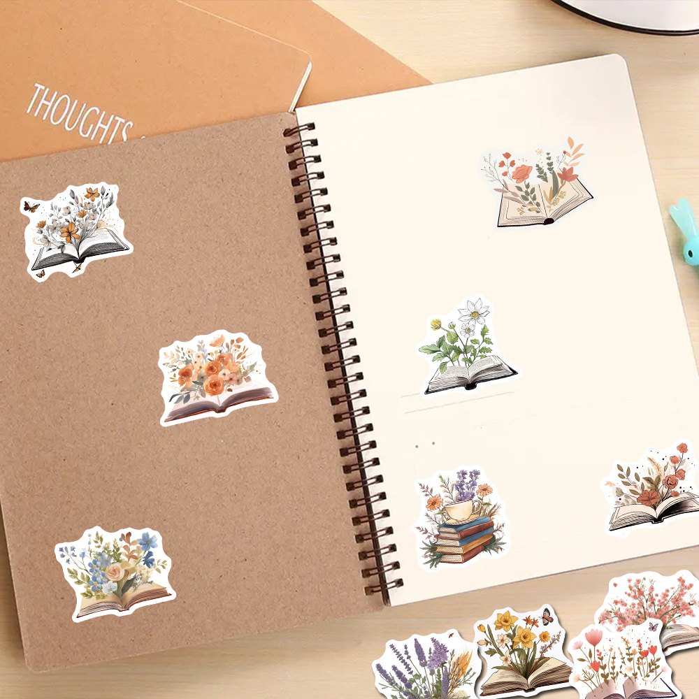 Bộ 50 Miếng Dán Hoạt Hình Chống Nước Trang Trí Điện Thoại / Máy Tính Bảng