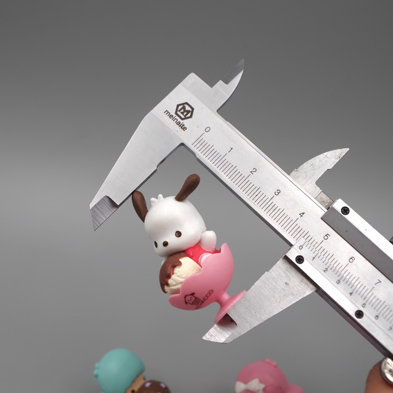 Bộ 5 Mô Hình Nhân Vật Hoạt Hình sanrio hello kitty 3-5cm
