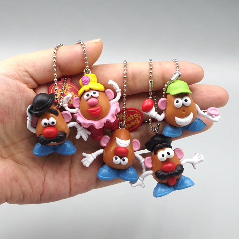 5 Cái / Bộ 3-4cm Câu Chuyện Đồ Chơi disney 4 mr. Đầu Bà Khoai Tây Chiên. Móc Chìa Khóa Hình Mô Hình Nhân Vật Hoạt Hình potato Bằng pvc