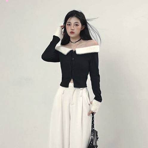 Áo len cardigan SHIHUIFEI WMY23916US 37Z230915 thời trang thoải mái thịnh hành