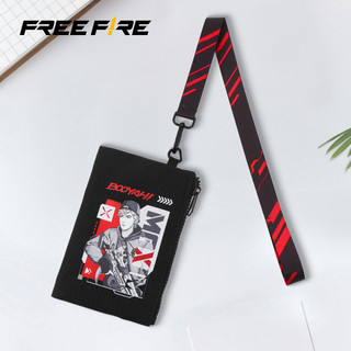 Ví đeo FREE FIRE bằng vải canvas bền đẹp có khóa kéo