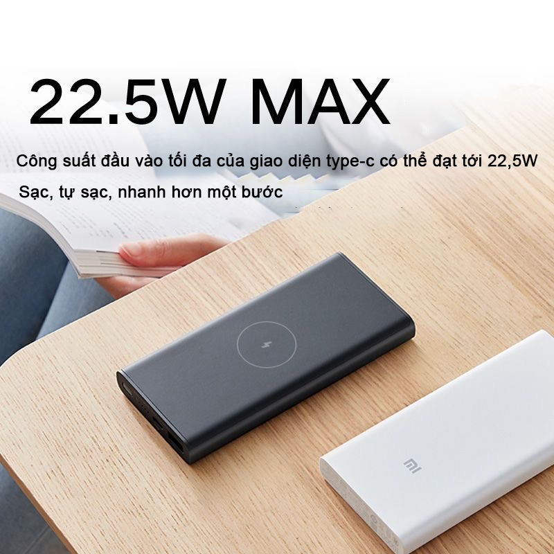Sạc dự phòng không dây TAIPULING WPB15PDZM Xiaomi 10000mah sạc nhanh 22.5w 10w