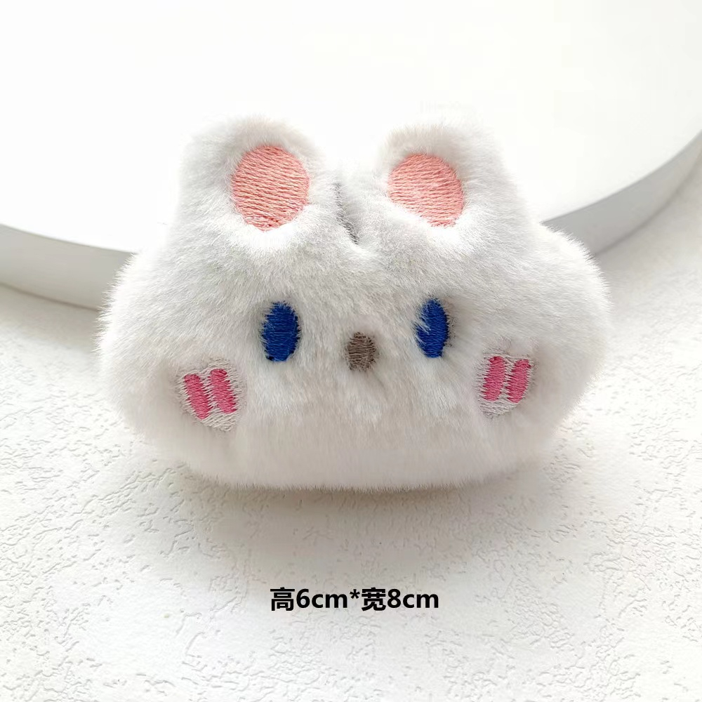 Hoạt Hình Trâm Cài Áo Hình Gấu / Thỏ Nhồi Bông Đáng Yêu