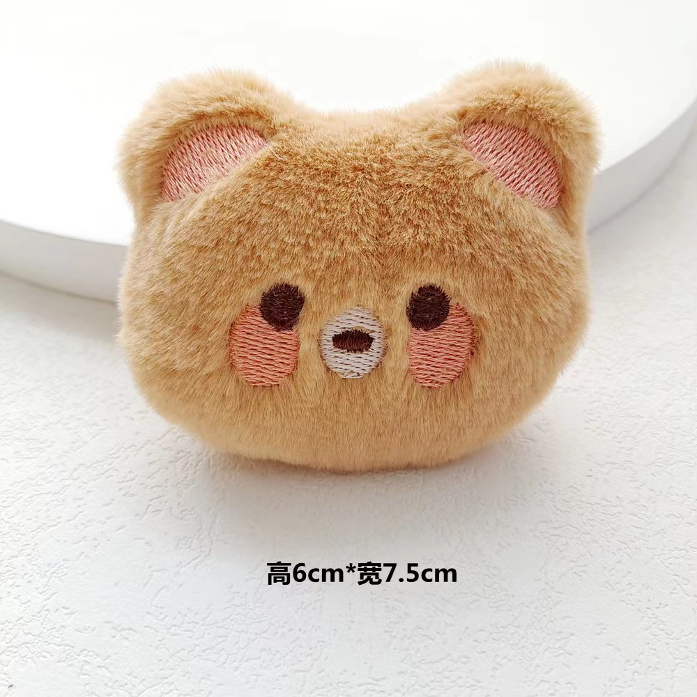 Hoạt Hình Trâm Cài Áo Hình Gấu / Thỏ Nhồi Bông Đáng Yêu