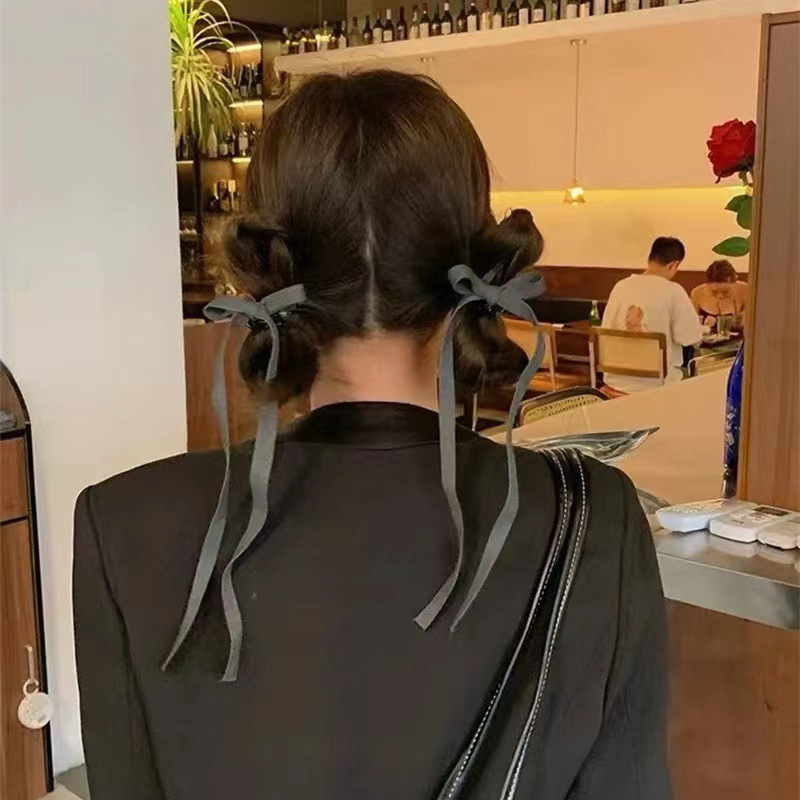 Kẹp Tóc Nơ Ruy Băng Màu Hồng Dễ Thương Dành Cho Bé Gái