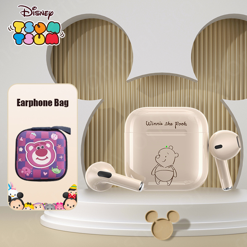 Tai Nghe Nhét Tai Bluetooth Disney Pro4 (FX-951B) không dây Earphone Giảm Tiếng ồn dễ Thương ở chế độ Chờ Lâu Có Micrô Cho oxiaomi