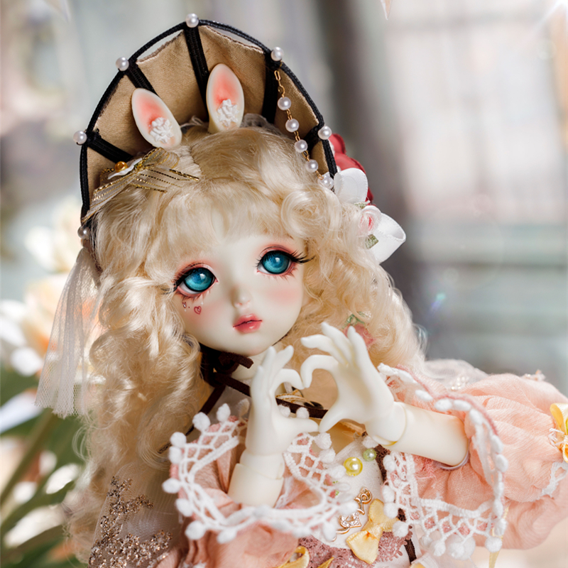 Búp Bê bjd Phiên Bản Làm Vườn Màu Hồng 45cm sd 1 / 4 Elysee 'S Flora