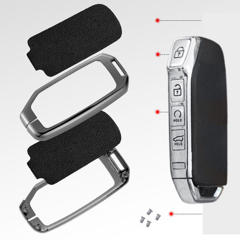 Vỏ ốp chìa khóa K3, K5, Sportage 4 Nút bấm, CERATO KIA