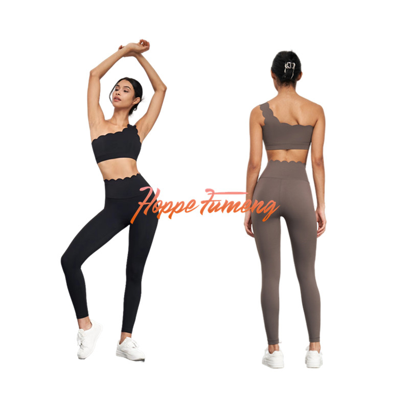 Hoppe fumeng Áo Đệm Di Chuyển Và Quần Legging Cạp Cao