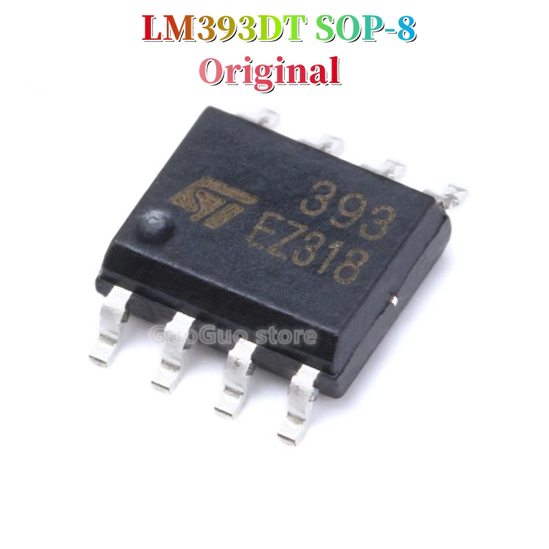 SOP-8 LM393 LM393DT 10 chiếc SOP8 393 SMD Bộ so sánh điện áp kép IC Chip Mới pxc6