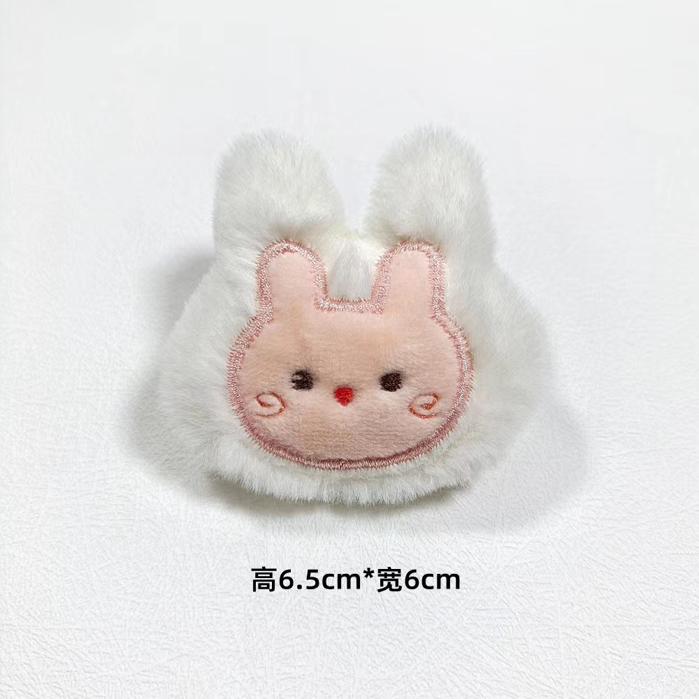 Hoạt Hình Trâm Cài Áo Hình Gấu / Thỏ Nhồi Bông Mềm Mạ