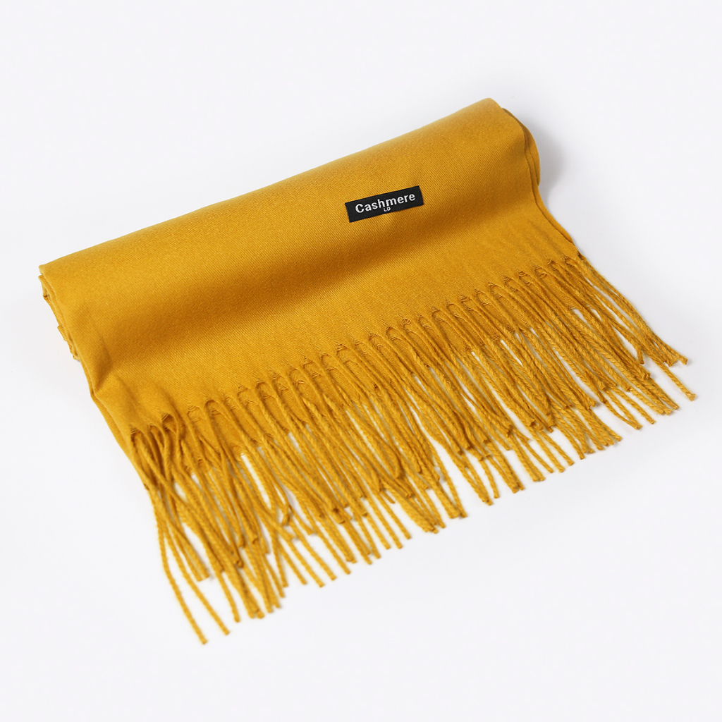 Khăn Choàng Cổ Bằng Len cashmere 200 * 70cm wj2003 78.7 * 27.5inch / 260g