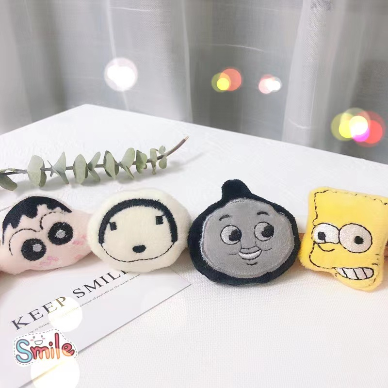 Dễ Thương Trâm Cài Áo Hình Cậu Bé Bút Chì Nhồi Bông Đáng Yêu