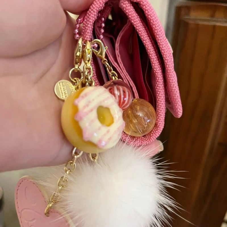 Ví Ngắn mini Thêu Họa Tiết Hoạt Hình Xinh Xắn Dành Cho Nữ