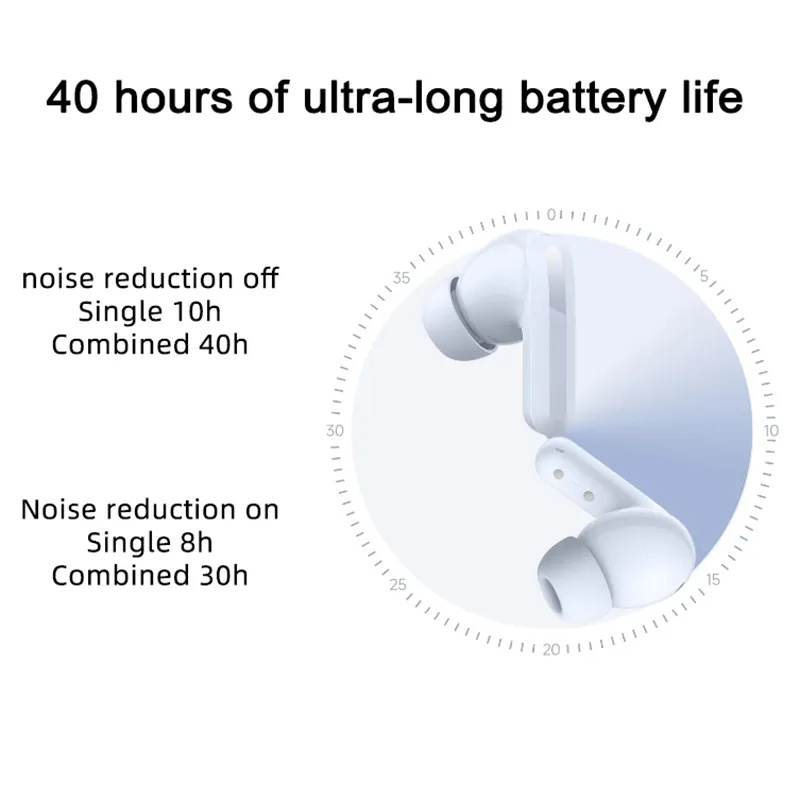 Tai Nghe Nhét Tai Không Dây bluetooth 5.3 tws 40h Giảm Tiếng Ồn xiaomi redmi buds 5 46db